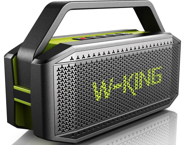 🔊 W-KING Bluetooth Lautsprecher Musikbox Groß 60W IPX6 - Outdoor Party Soundbox 🎶