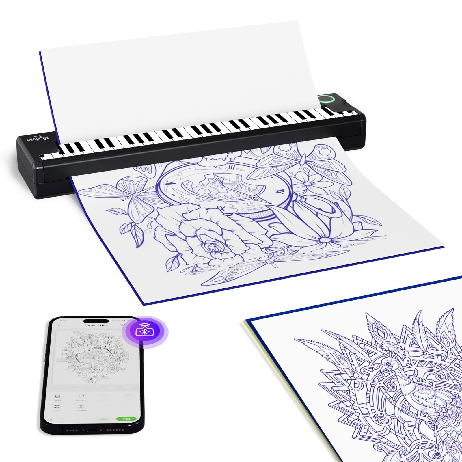 🖨️🎨 PeriPage Bluetooth Tattoo Drucker - Sonderangebot!