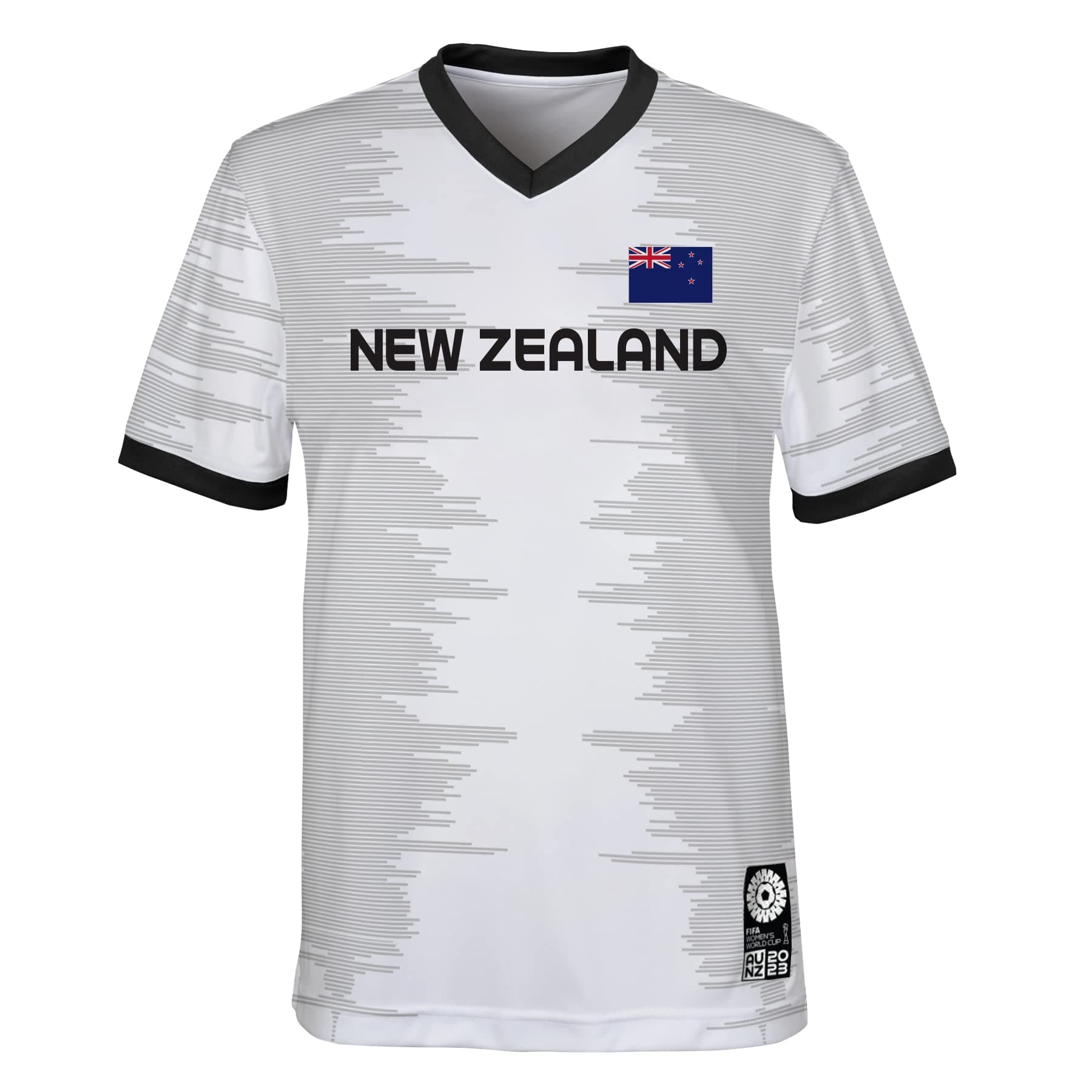 🌟 FIFA Unisex Offizielles 2023 Frauen-Fußball-Weltmeisterschaft Erwachsenen Teamshirt, Neuseeland T-Shirt (1er Pack) S Weiß 🌟