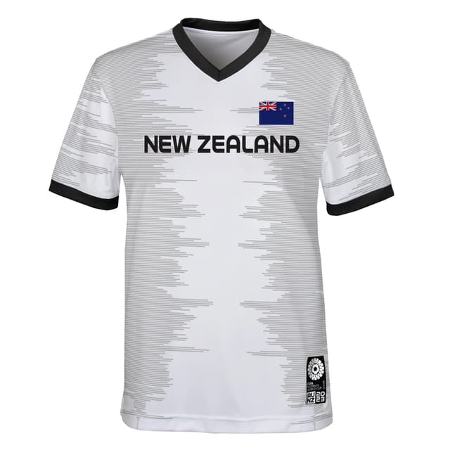 🌟 FIFA Unisex Offizielles 2023 Frauen-Fußball-Weltmeisterschaft Erwachsenen Teamshirt, Neuseeland T-Shirt (1er Pack) S Weiß 🌟