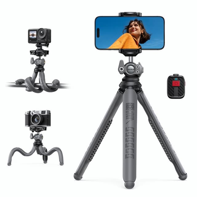 Lamicall Handy Stativ - Flexibles Handystativ mit 📸 Kabelloser Fernbedienung