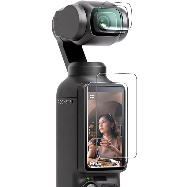 FPVtosky DJI Osmo Pocket 3 Displayschutzfolie & Objektivschutz 📷🔒