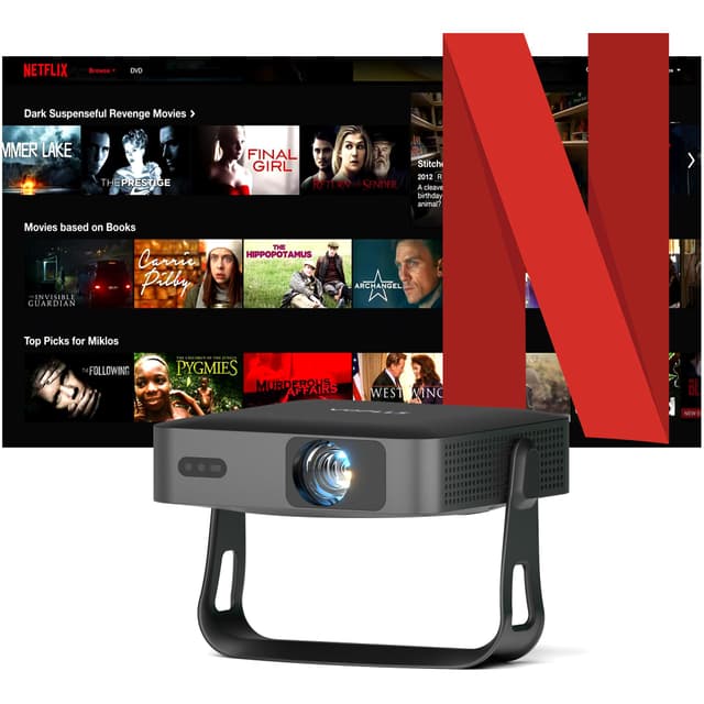 Smart Beamer 4K mit Netflix Lizenzierung und 360° Drehung