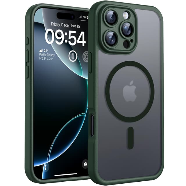 TOCOL für iPhone 16 Pro Hülle für Magsafe in Alpengrün 📱🌿
