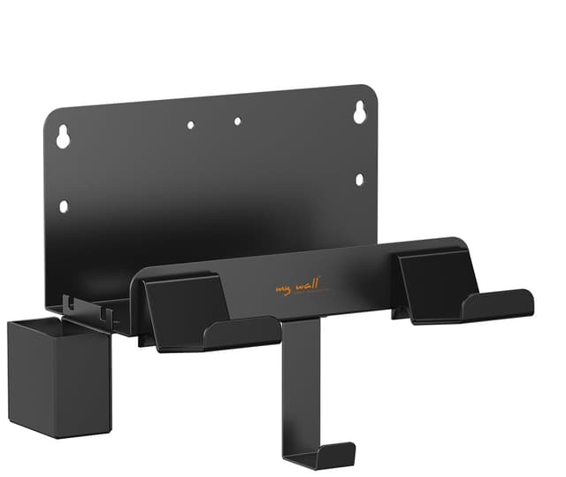 🎮🖥️ Media-Player Wandhalterung Schwarz - 40% Rabatt!