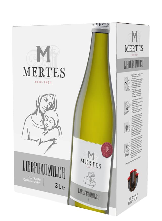 🍇 Peter Mertes Liebfraumilch Qualitätswein lieblich Bag-in-box (1 x 3 l) 🍷