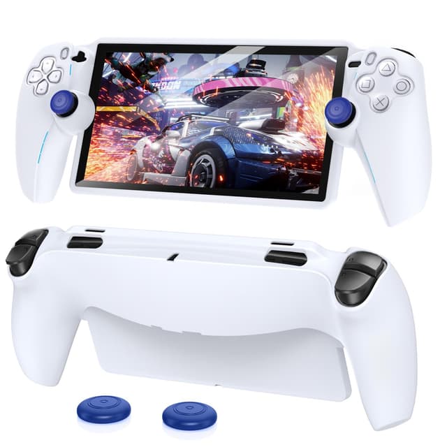 🎮🛡️ FYOUNG Playstation Portal Hülle - Vollständiger Schutz mit rutschfesten Daumengriffen