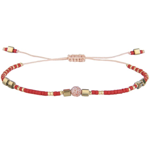 🌟 KELITCH Charme Armbänder für Damen Seed Perlen Freundschaft Armbänder 🌸 Handgemachte Einstellbar Armband Armreif Test 8013H
