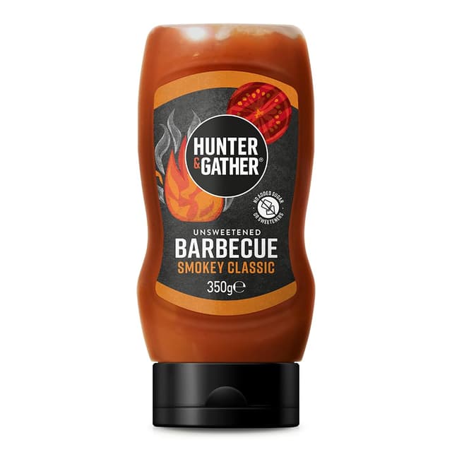Ungesüsste Barbecue-Sauce 350g | Keto, Paleo, Low Carb & Vegan freundlich 🍅🌿
