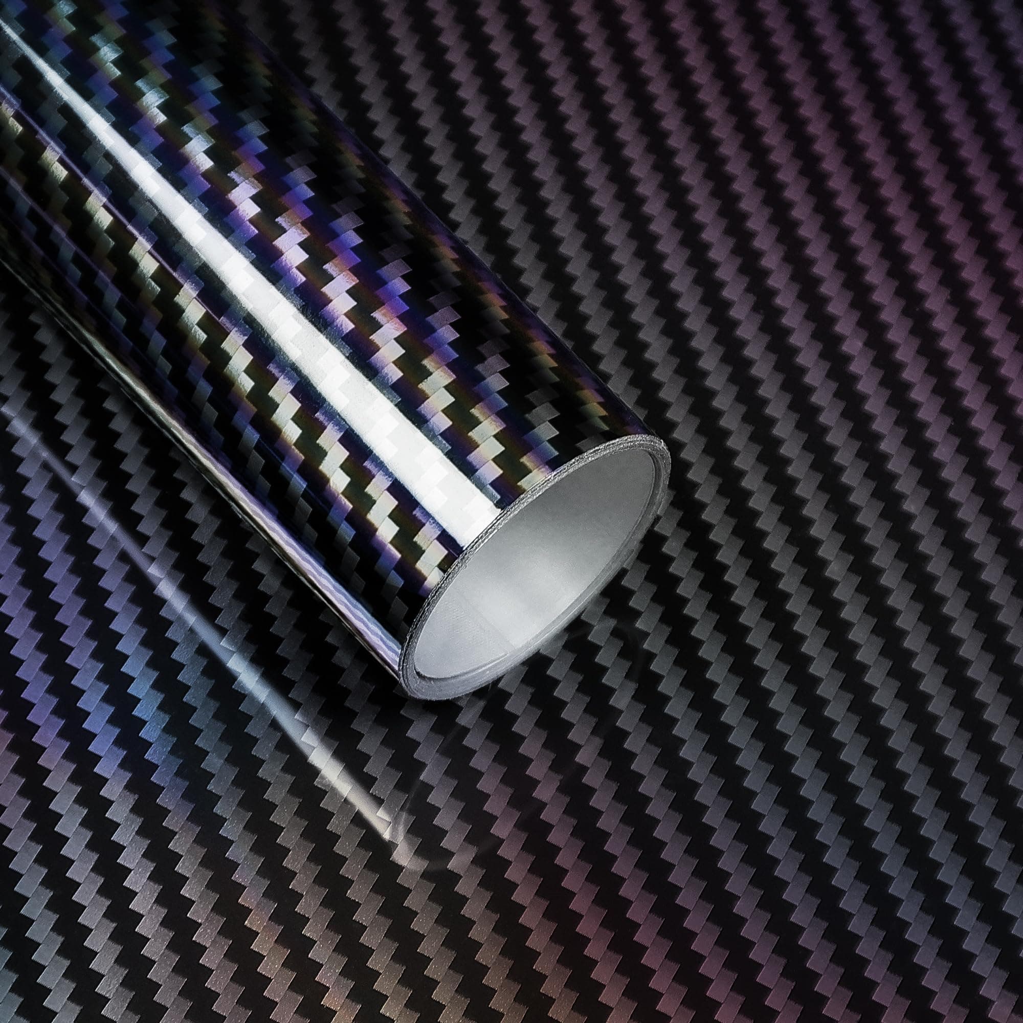 🌈 Arespark 2D Holographische Carbon Folie Selbstklebend - Regenbogen Laser Glanz Car Wrapping 🚗