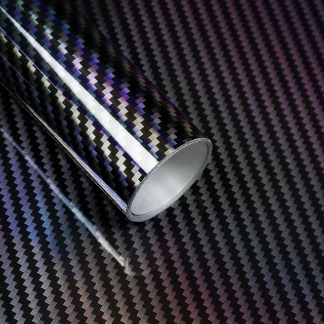 🌈 Arespark 2D Holographische Carbon Folie Selbstklebend - Regenbogen Laser Glanz Car Wrapping 🚗