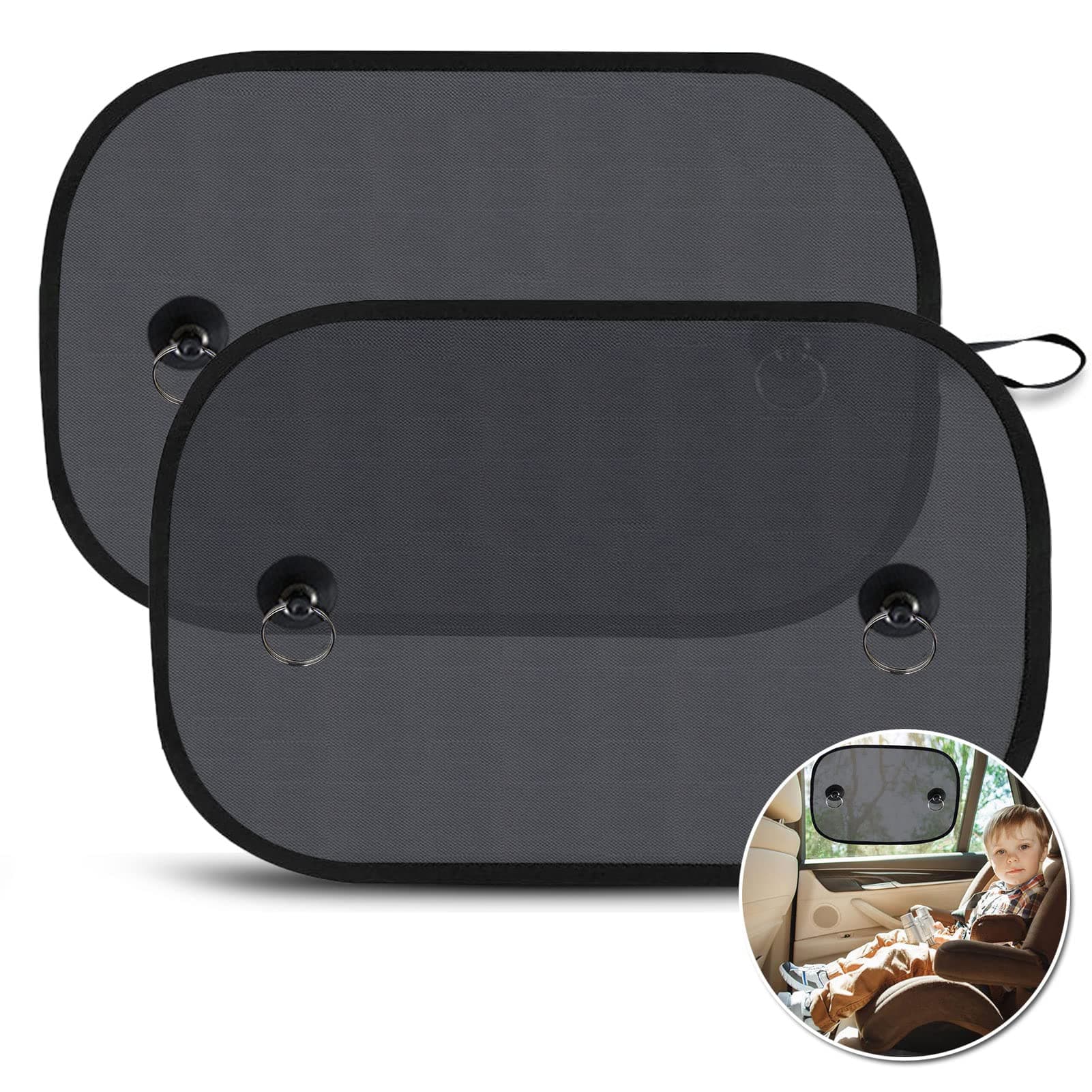 LEWONPO Sonnenblende Auto Baby, Sonnenschutz Auto Baby mit UV Schutz, 50 x 30 cm (2 Stück) 🚗☀️
