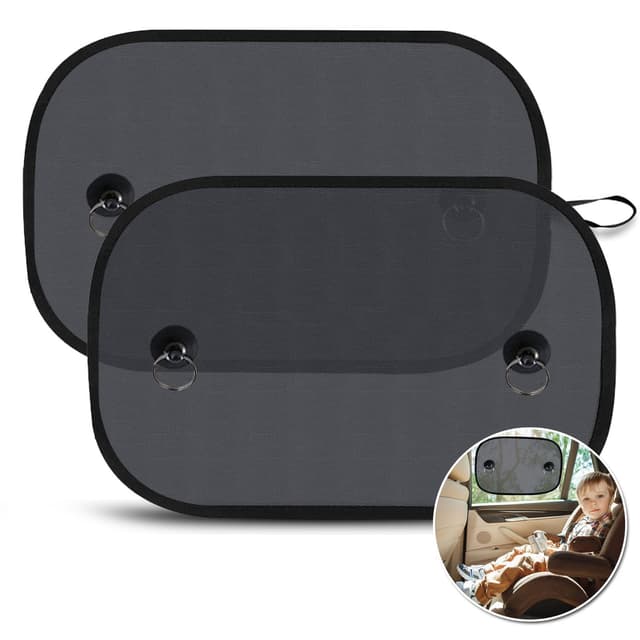 LEWONPO Sonnenblende Auto Baby, Sonnenschutz Auto Baby mit UV Schutz, 50 x 30 cm (2 Stück) 🚗☀️