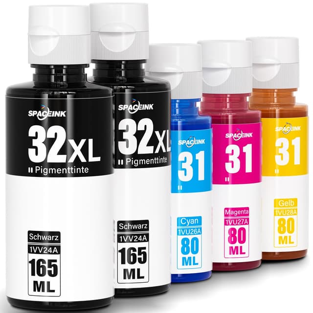 🖨️ Druckertinte 31 32XL Kompatibel für HP Smart Tank Plus 555 Drucker 🖨️