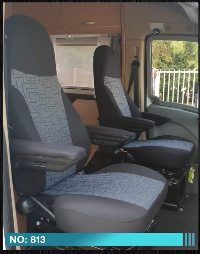 🚐 BREMER SITZBEZÜGE Maß Piloten Schonbezüge Schwarz/Grau 813 - Deal