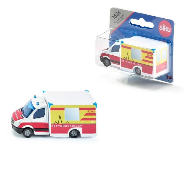 🚑 Spielzeug Rettungswagen siku 1536 für Kinder