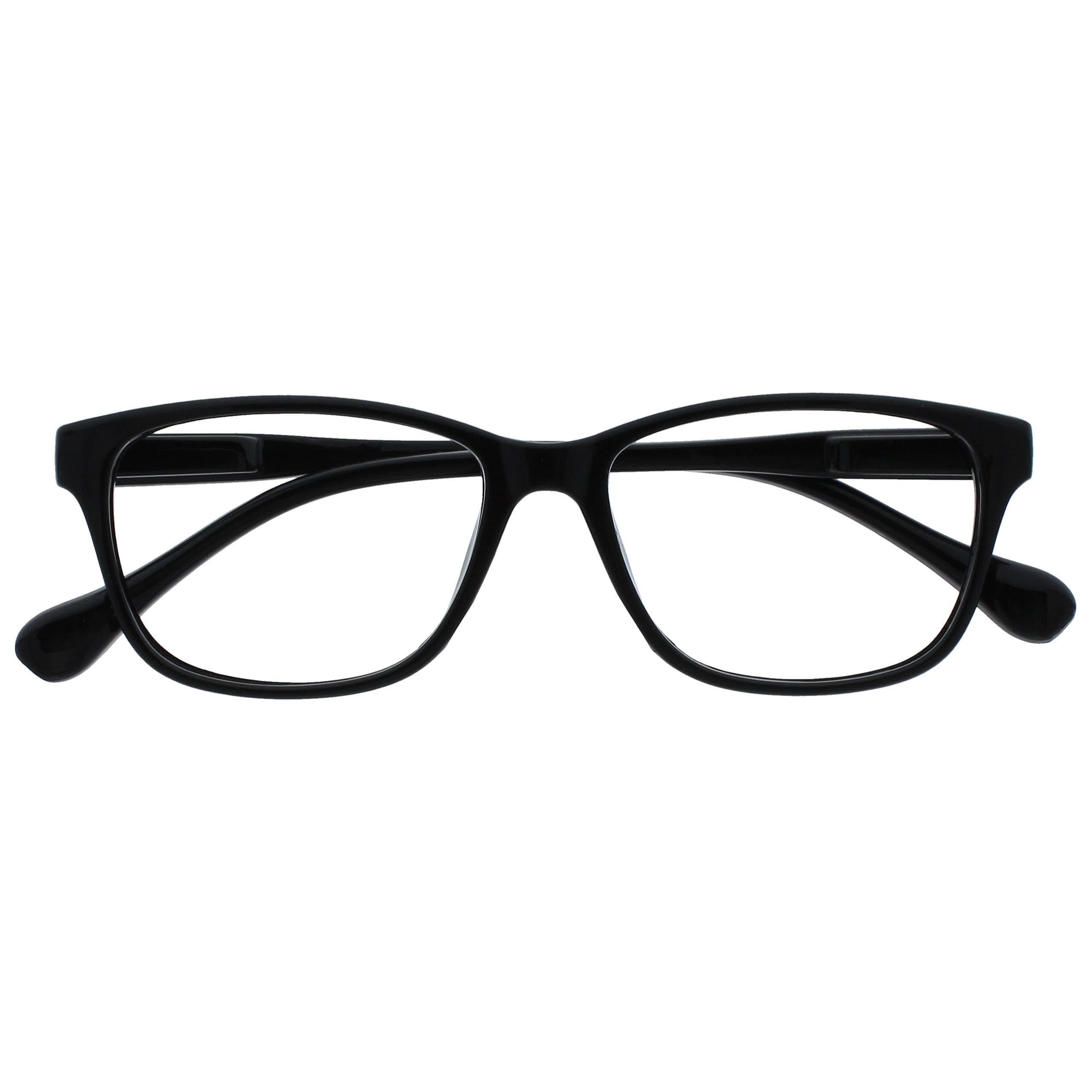 👓 Schwarz Leicht Leser Designer Stil Herren Frauen R27-1 +1,00