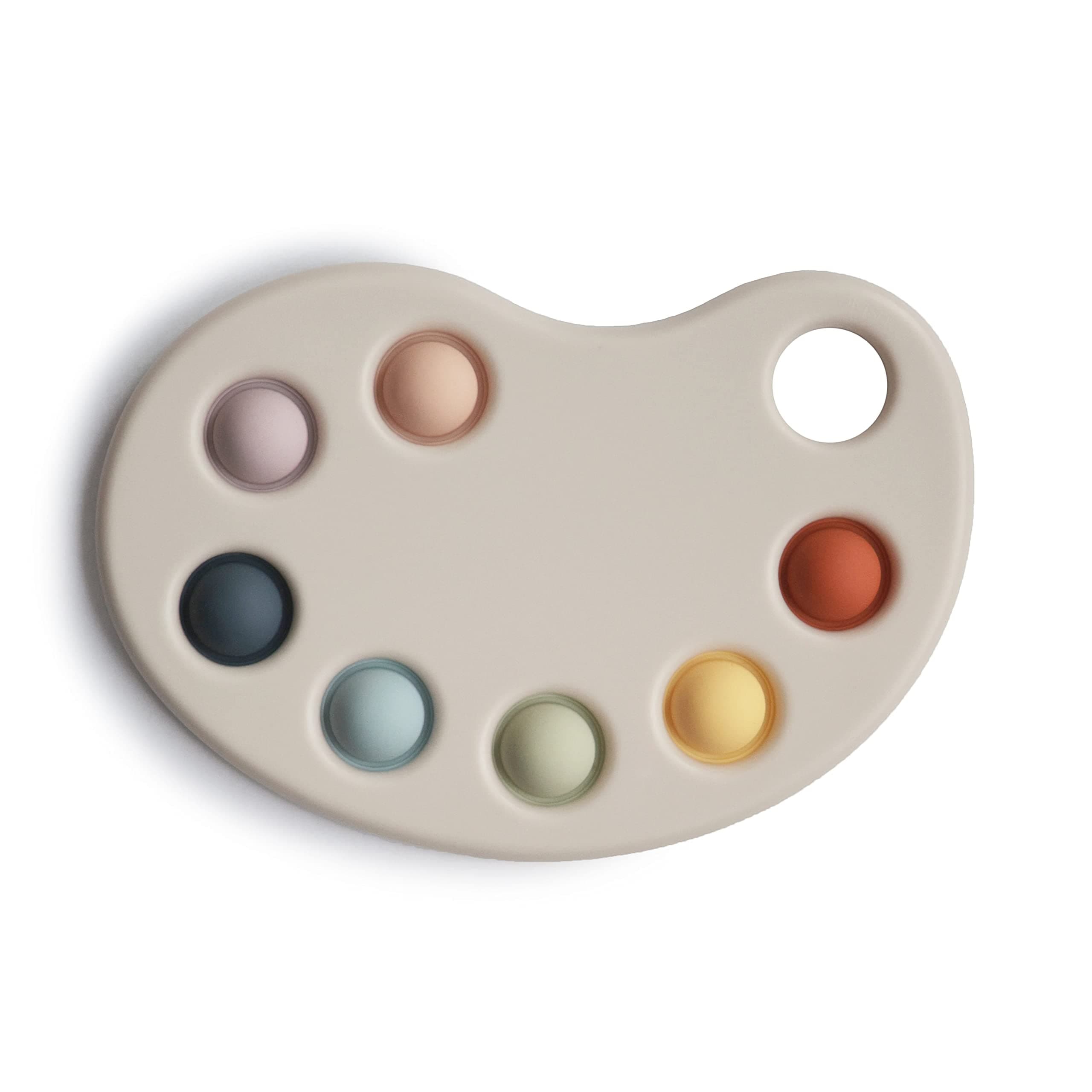 🎨 Mushie Palette Pressspielzeug für Baby & Kinder