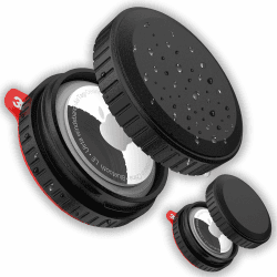 🔒🚲 Airtag Hülle 2er Pack, IPX8 Wasserdicht Halterung 📦 BLACK 2 PACK Angebot bei HelloDeals