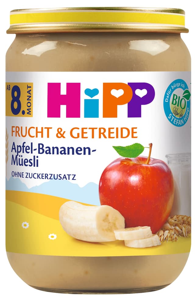 🌟 Super Deal: HiPP Bio Frucht & Getreide Apfel-Bananen-Müesli, 6er Pack (6 x 190g) 🍎🍌