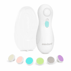 👶🏼🌟 Miniland Baby-Nagelfeile: Elektrische Nagelfeile für Babys