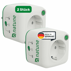 Natune Akkuschutz Adapter „Akku Life Guard“ 2er Set 🌿🔌 Angebot bei HelloDeals