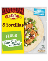 Old El Paso Weizen Tortillas - Mexikanische Wraps aus Weizen - 1 x 326 g Angebot bei HelloDeals
