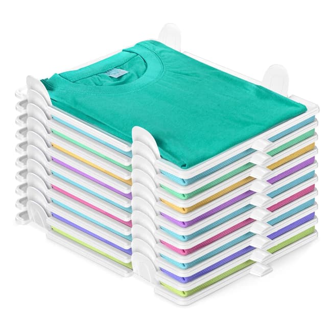 👕🧹 BoxLegend T-Shirt Organizer Stapelbar - Deal des Tages!