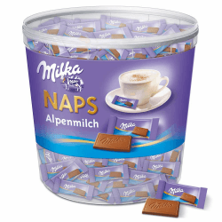 Milka Naps Alpenmilch 1 x 1kg 🍫🏔️ Angebot bei HelloDeals