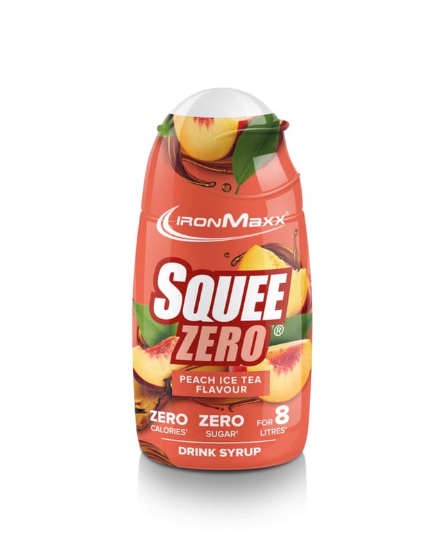 Angebot: IronMaxx SqueeZero - Pfirsich Eistee 65ml Sirup 🍑❄️