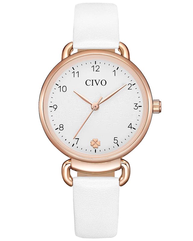 CIVO Damenuhr Lederarmband Elegant Armbanduhr Damen ⌚🎁