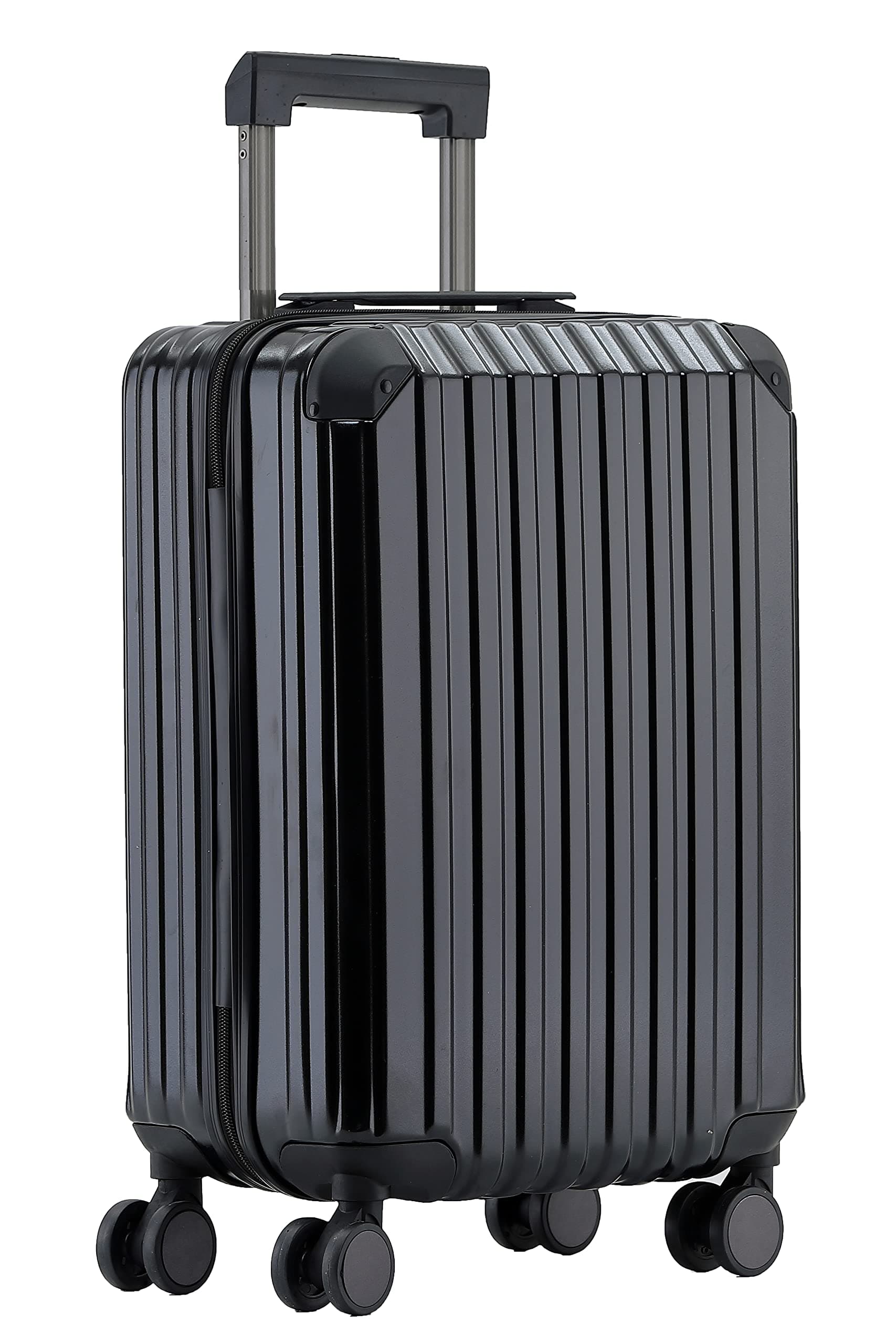 🧳 Münicase M816 TSA-Schloß Koffer Reisekoffer Trolley Kofferset Hardschale Boardcase Handgepäck (Schwarz, Kleiner Koffer) - Spezialangebot!