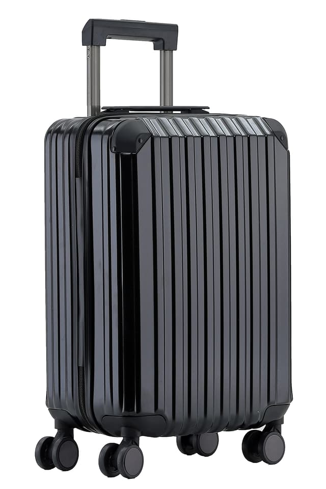 🧳 Münicase M816 TSA-Schloß Koffer Reisekoffer Trolley Kofferset Hardschale Boardcase Handgepäck (Schwarz, Kleiner Koffer) - Spezialangebot!