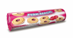 🍪🎉 PINKMAGIC Doppelkeks mit Himbeere-Vanillegeschmack, 176g Himbeere 176 g (1er Pack) - Angebot! Angebot bei HelloDeals