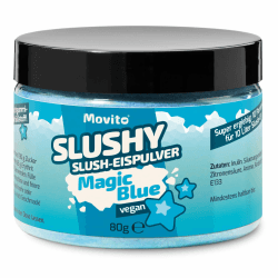Slushy Slush Sirup (pulverisiert) für 10L Slush - OHNE Zucker & Süßstoff | AZO FREI | Konzentrat | für Slushy Maker Slushmaschinen & Eismaschinen (Magic Blue) 🍧 Angebot bei HelloDeals