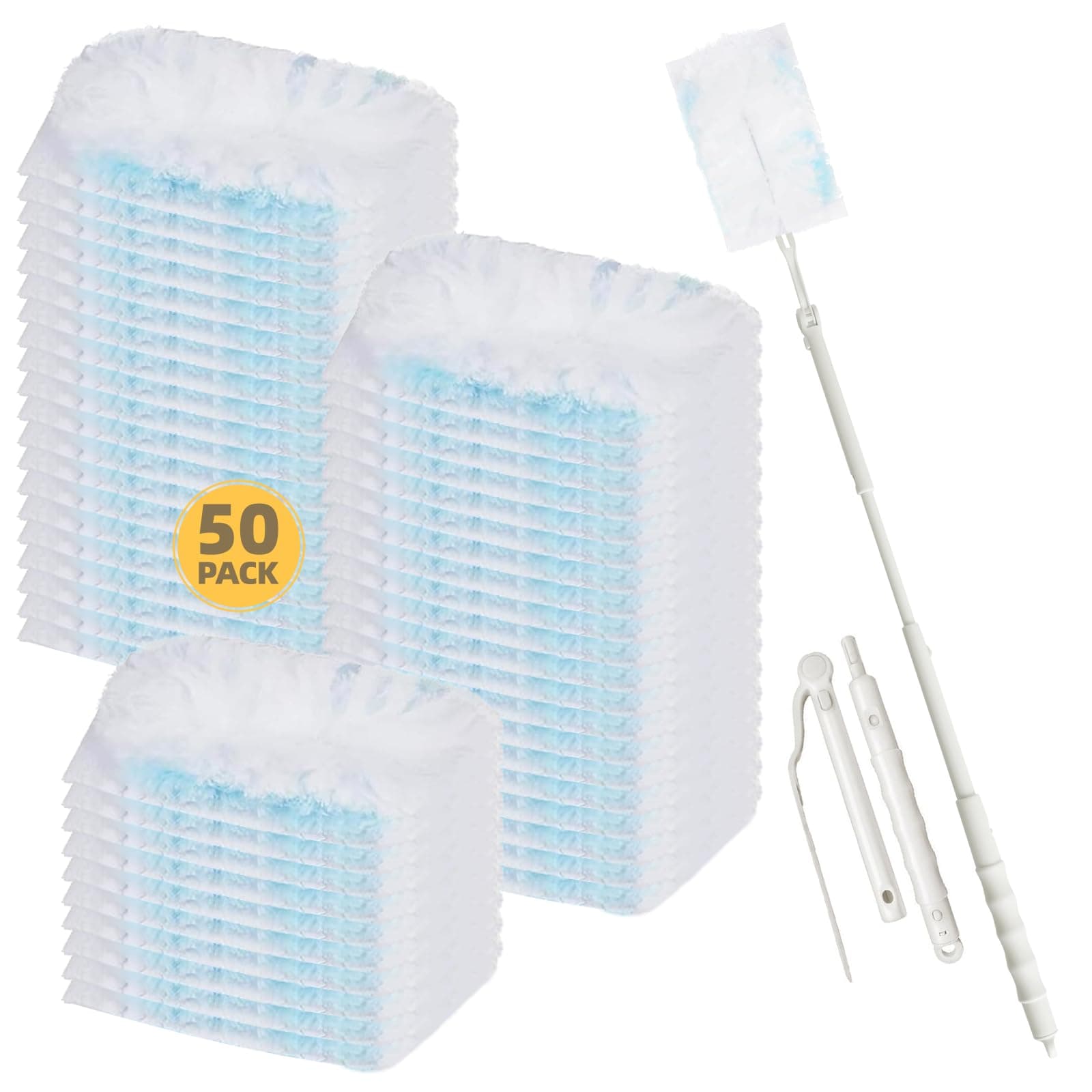 🧹 Loveco 51 Stück Staubmagnet Kompatibel für Swiffer Staubmagnet Nachfüllpack