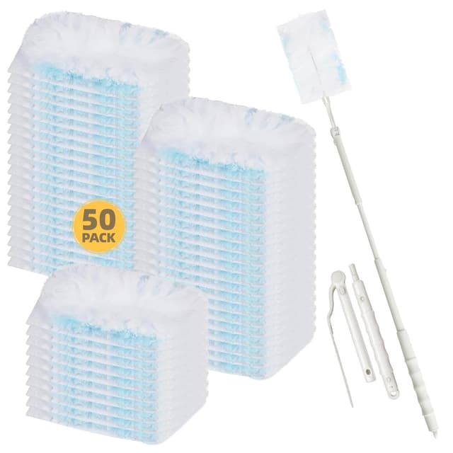 🧹 Loveco 51 Stück Staubmagnet Kompatibel für Swiffer Staubmagnet Nachfüllpack