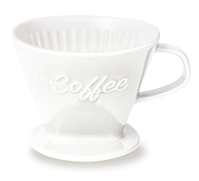 Angebot: Creano Porzellan Kaffeefilter XXL (Weiß) - 16.91€