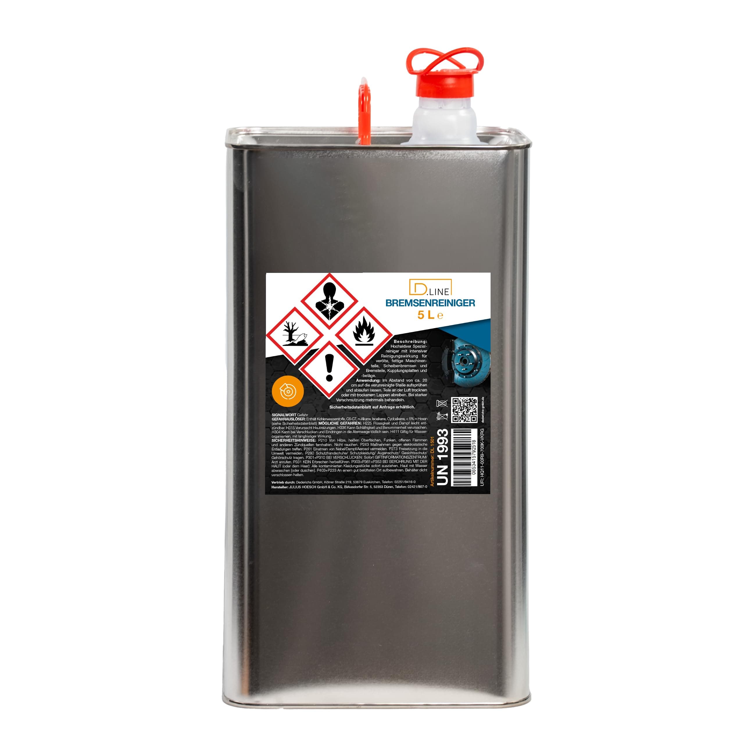 🔥 Super Angebot! D.LINE Bremsenreiniger 5 Liter (1) - Jetzt zugreifen!