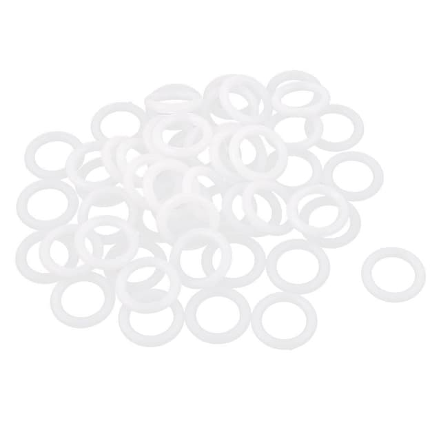 🛒 Angebot: Sourcingmap® Vorhang Window 10 mm Inner Dia Gardinenringe, Kunststoff, Weiß, 50 Stück