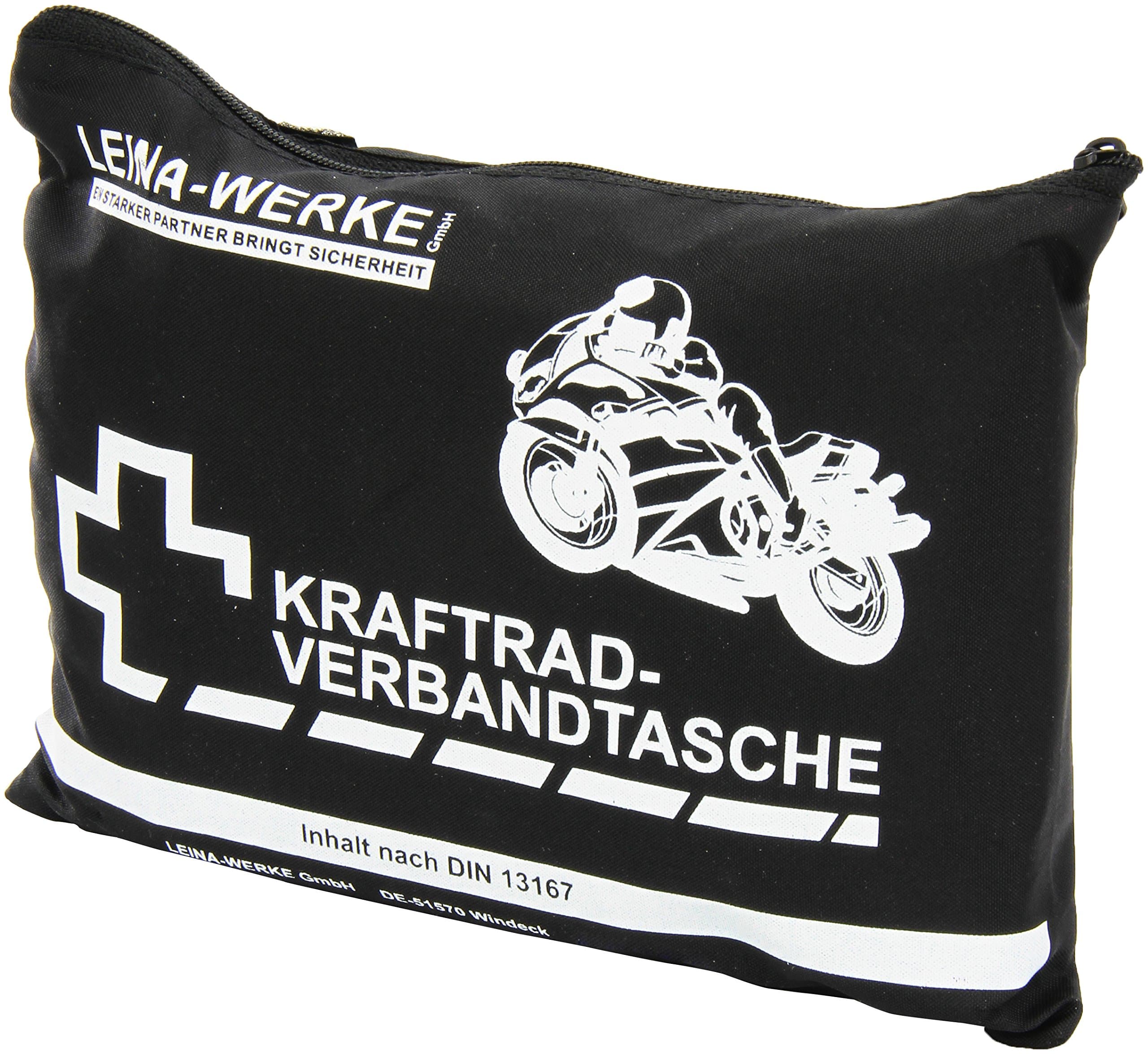 🎒🏍️ Leina-Werke 17007 Kraftrad-Verbandtasche Typ I mit Klett, 1-Farbig Sortiert
