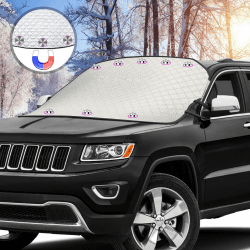Auto Frontscheibenabdeckung Winter mit Magneten ❄️🚗 Angebot bei HelloDeals