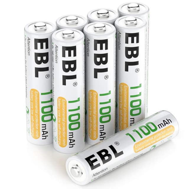 EBL AAA Akku 1100mAh 8 Stück - Wiederaufladbare Batterien 🌟