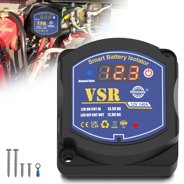 🔋🚍 UCkasayfy Trennrelais 12v 140a Zweitbatterie 🚗🔌