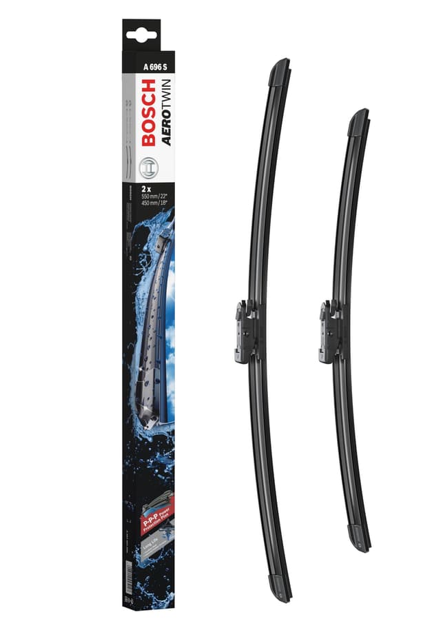 🚗 Bosch Scheibenwischer Aerotwin A696S, Länge: 550mm/450mm – Set für Frontscheibe 🌧️