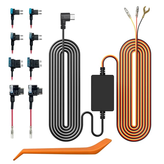 🚗📸 WOLFBOX Typ-C Hardwire Kit für G840S/G930/G840H/G850/G900 Spiegel-Armaturenbrettkamera 🚨🔋
