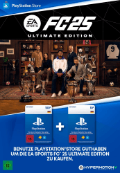 🎮 110€ PlayStation Store Guthaben für EA SPORTS FC 25 Ultimate Edition | Deutsches Konto [Code per Email] PS4 Ultimate Angebot bei HelloDeals