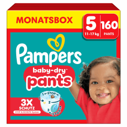 👶 Pampers Baby-Dry Pants Größe 5, 160 Windeln - NEU-Angebot! 👶 Angebot bei HelloDeals
