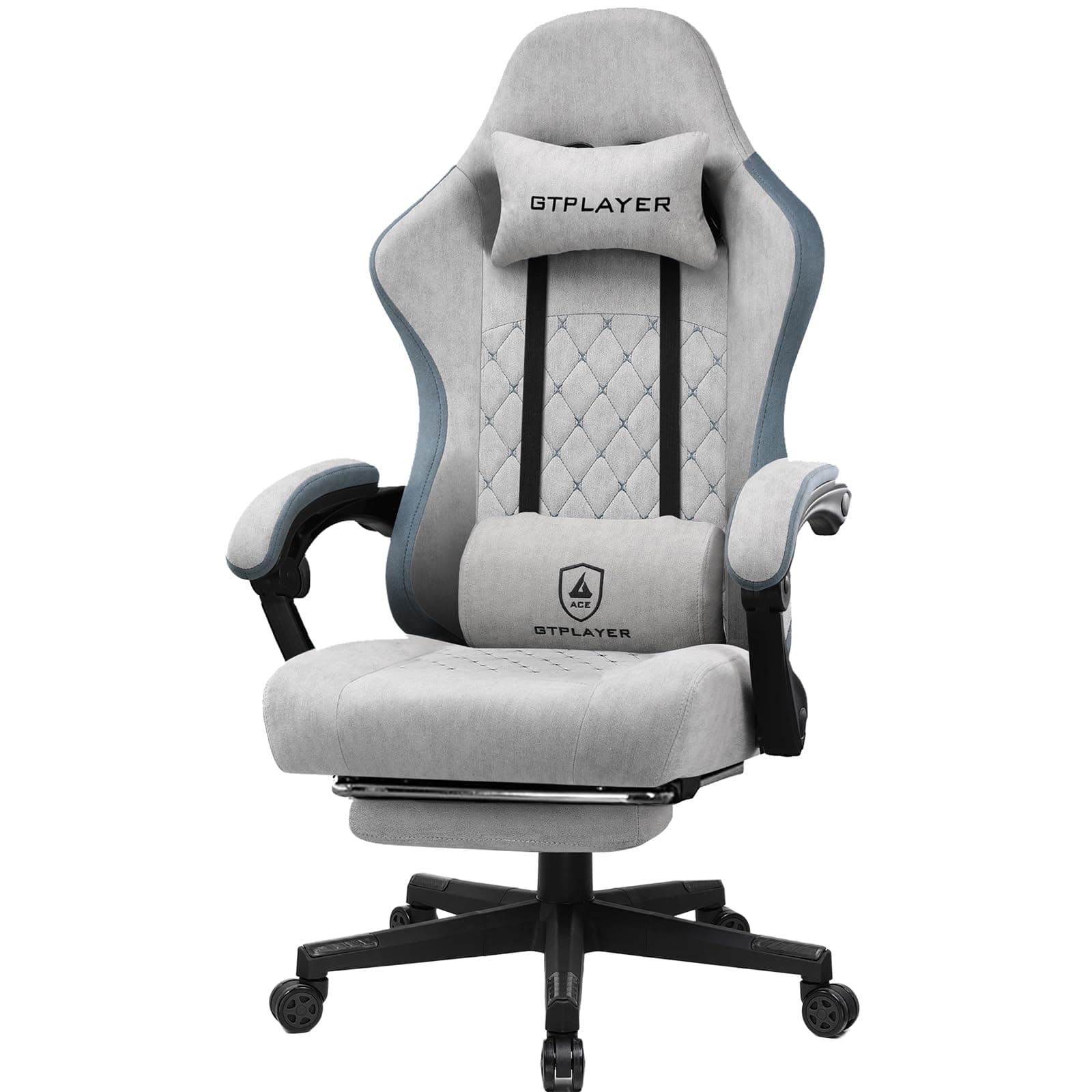 🎮 GTPLAYER Gaming Stuhl Ergonomischer Gaming Sessel mit Stoffoberfläche 💺