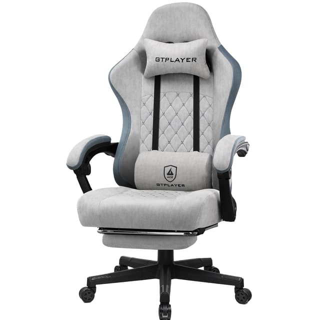 🎮 GTPLAYER Gaming Stuhl Ergonomischer Gaming Sessel mit Stoffoberfläche 💺